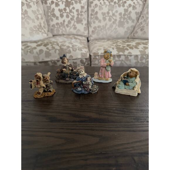 Boyds Bears Folkstone Collection – Lot of 5 (Bearstone, Yesterday’s) - Picture 2 of 8
